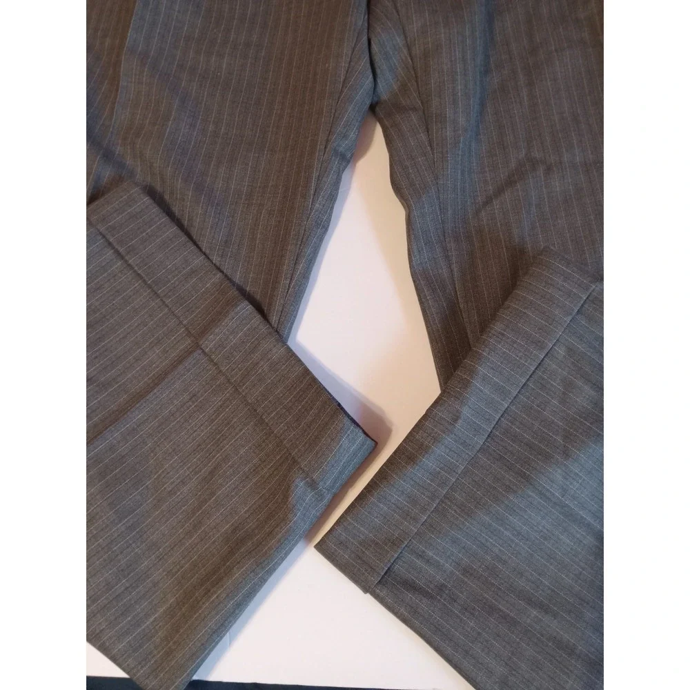 Men's‎ Metro Club Collection Dress Pants  41x30 Gray Pin Stripe